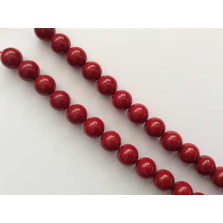 Perles agates rouges x15